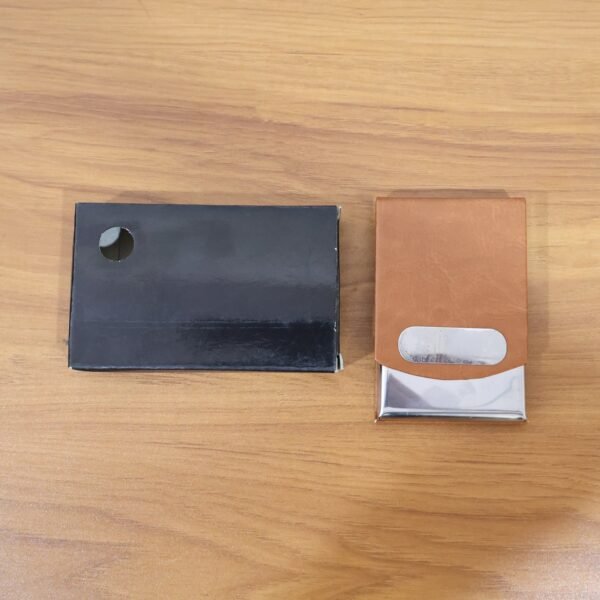 premium leather finish visiting card holder (1 pc)