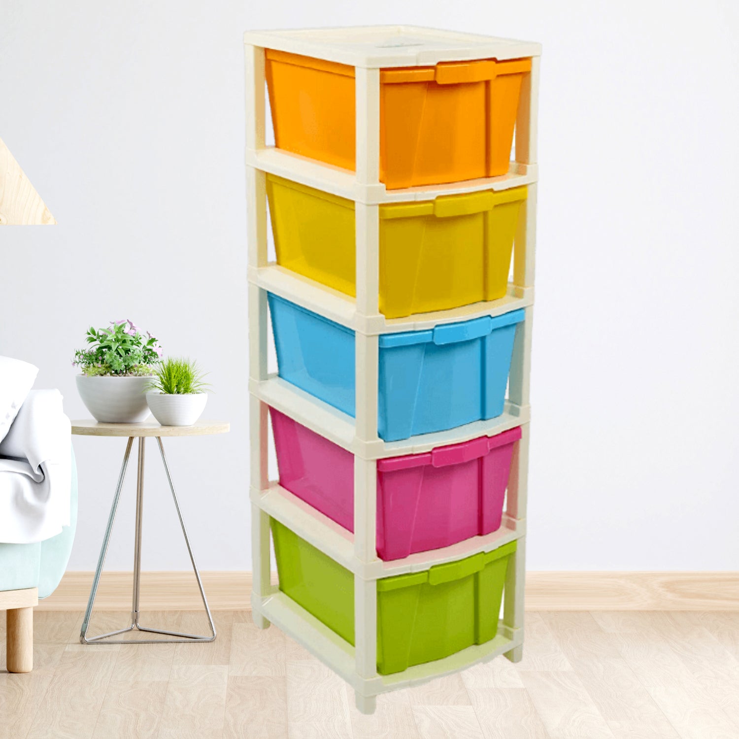 multipurpose modular drawer organizer storage box 5 layers