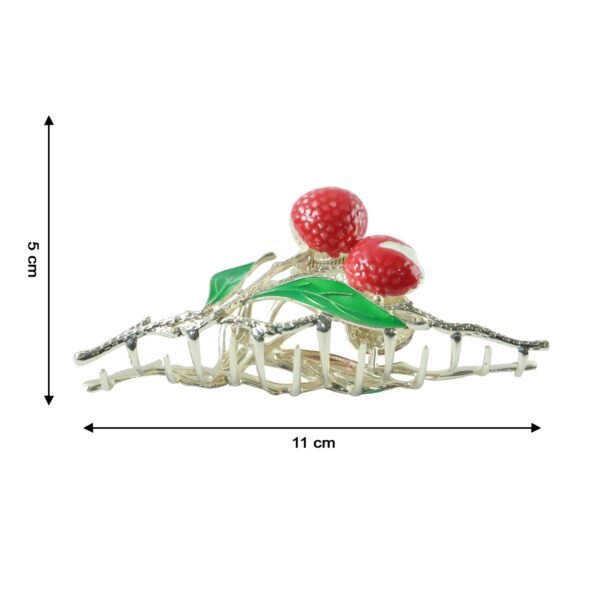 decorative berry fruit design hair claw clip (1 pc)