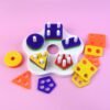 geometric stacking sorter puzzle toy