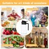 2 in 1 multi purpose glass oil dispenser bottle (500 ml approx)