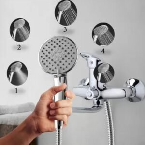 shower head multi function plastic high pressure shower spray for bathroom