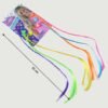 colourful braided hair extension streaks for girls & kids (6 pc)