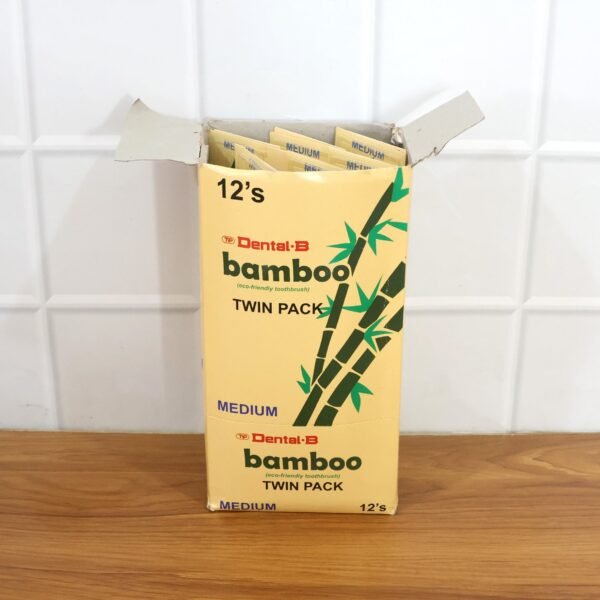 eco friendly bamboo toothbrush twin pack (12 packets Ã— 24 pieces)