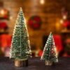 mini artificial christmas tree with snow effect (1 pc)