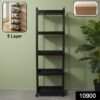 5 layer multipurpose rolling storage rack (1 pc)