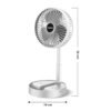 portable foldable table fan (1 pc)