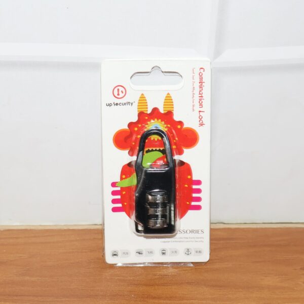 secure 3 digit combination travel lock (1 pc)