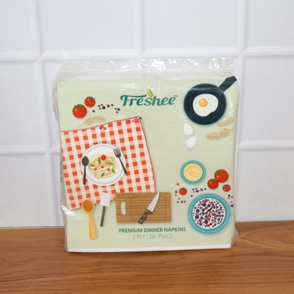 freshee premium dinner napkins â€” 50 pc pack (40 Ã— 40 cm)