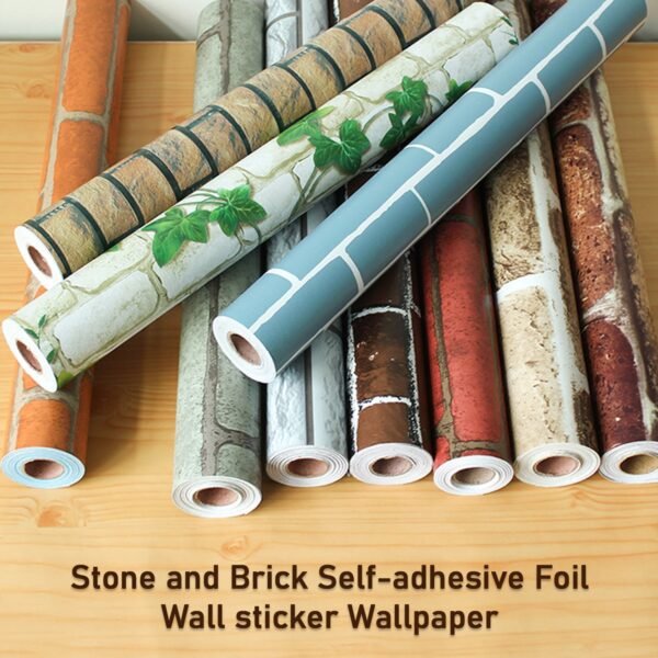 diy 3d self adhesive wallpaper decal for home office living room hall kitchen