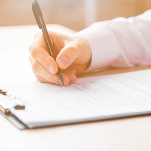 transparent premium exam pad with centimeter measuring side for students