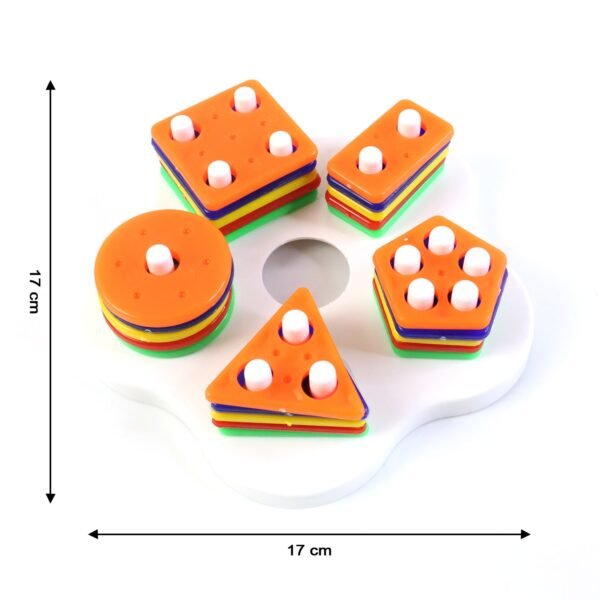 geometric stacking sorter puzzle toy