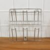 wall mounted stainless steel cup & mug holder rack (25 x 25 cm, 1 pc)
