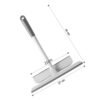 2 in 1 window glass cleaning wiper with microfiber pad