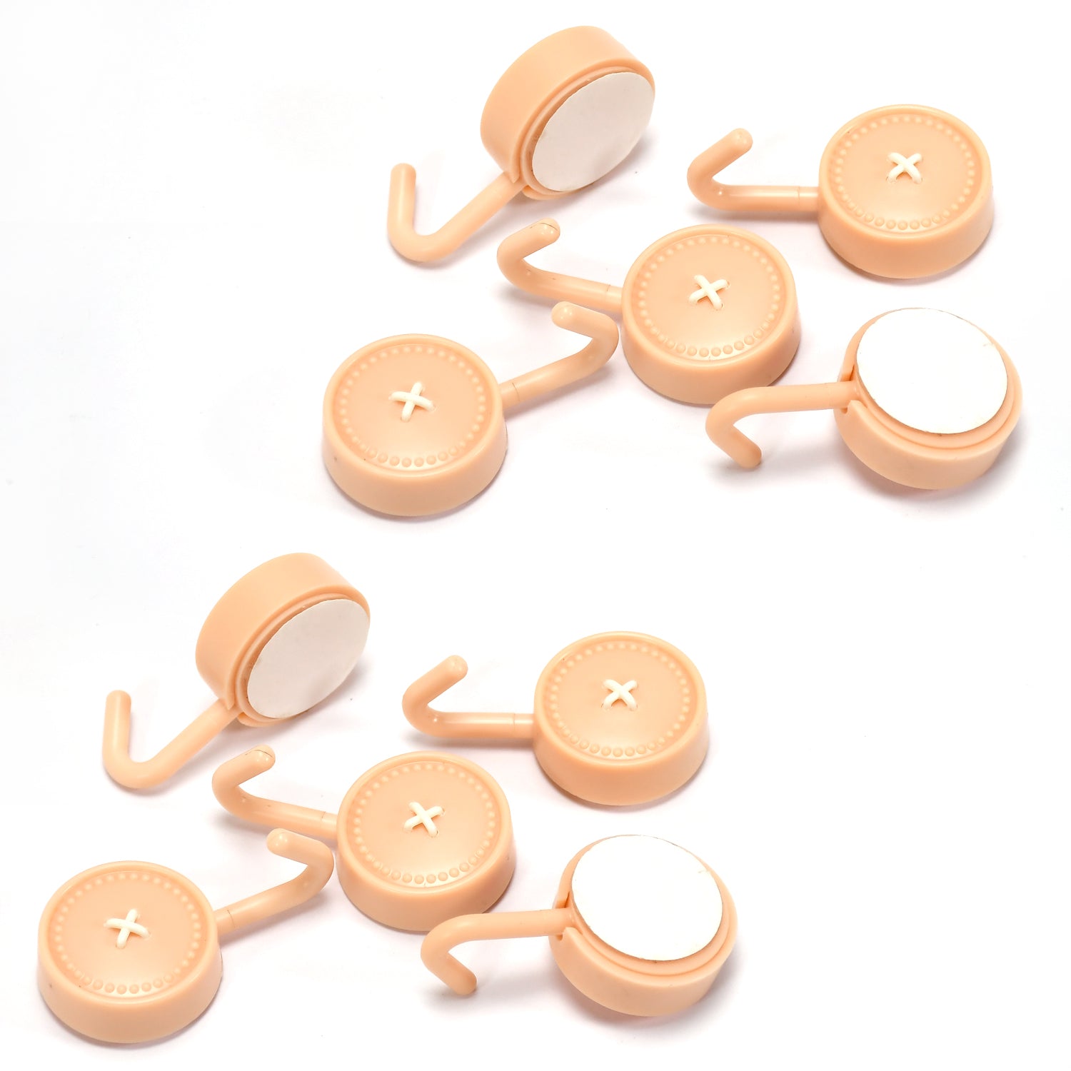 self adhesive sticky wall hooks (10 pcs)