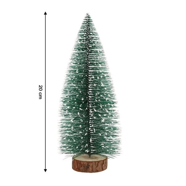 mini artificial christmas tree with snow effect (1 pc)