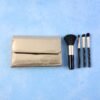 4 in 1 portable makeup brush set with storage pouch 4 in 1 portable makeup brush set with storage pouch