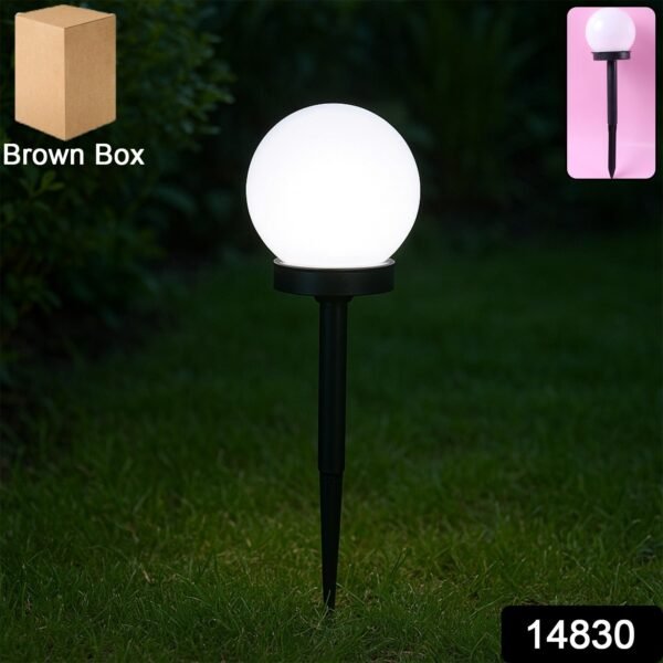 solar powered led garden globe pathway light (1 pc)