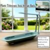 plastic telescopic sink storage rack