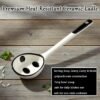 premium 17 cm heat resistant ceramic soup ladle