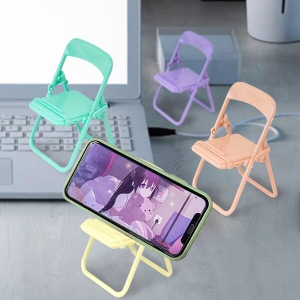 chair shaped mobile stand â€“ stylish phone holder for home & office use (1 pc)