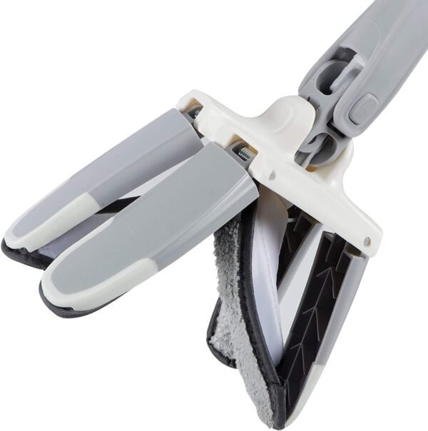 x shape hands free squeeze microfiber floor mop for home cleaning