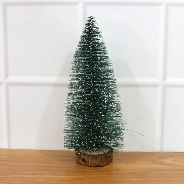 mini artificial christmas tree with snow effect (1 pc)