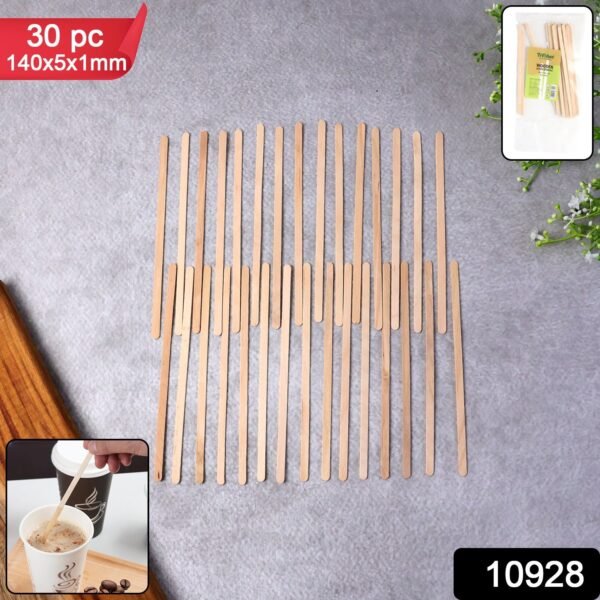 freshee wooden coffee stirrers 140Ã—5Ã—1 mm â€“ 30 pcs pack
