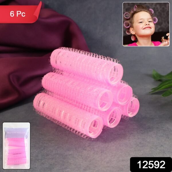 premium self grip hair rollers (6 pc / set )