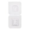 adhesive plastic wall hooks heavy duty (1 pair)