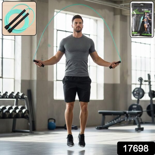 high speed skipping rope with foam padded handles (1 pc)