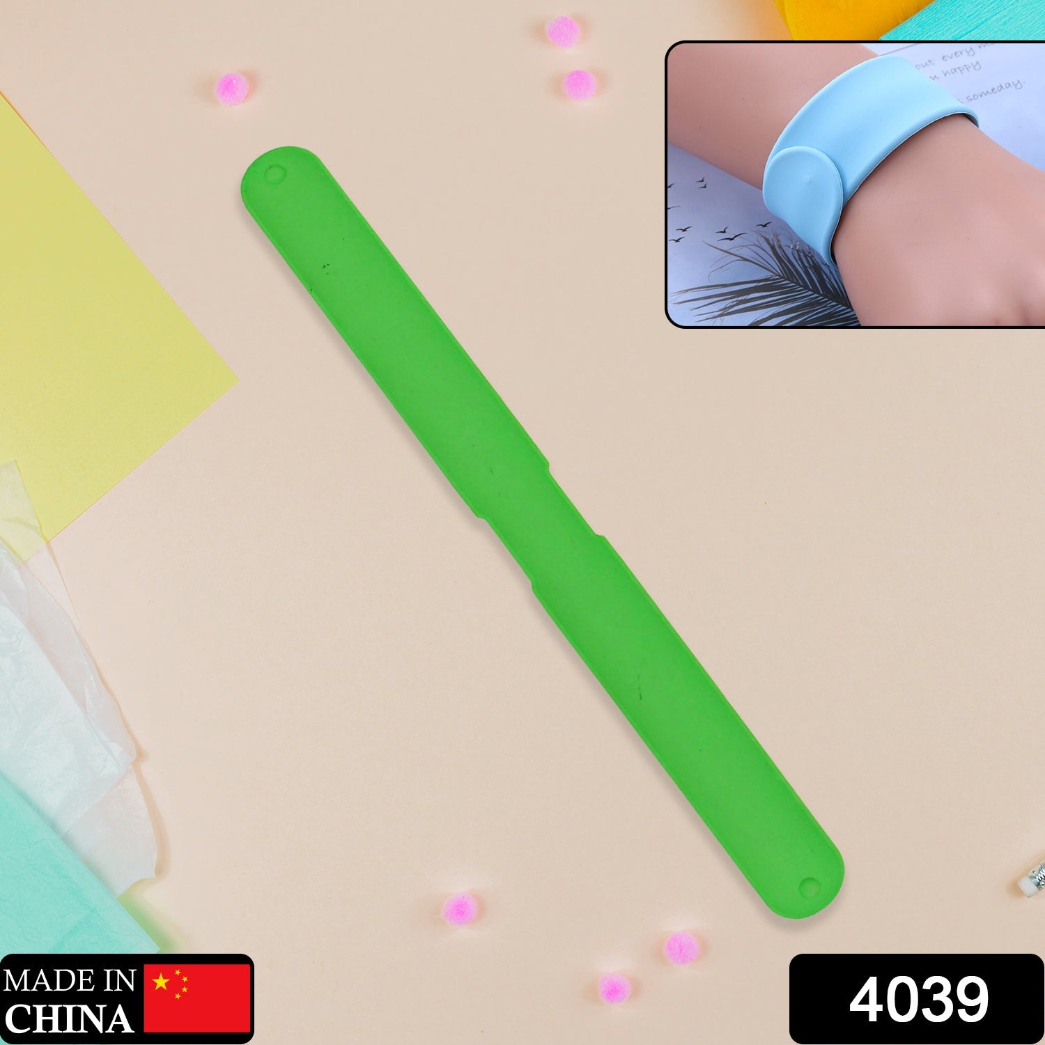 slap bracelets for kids boys girls silicone spiky snap wristbands (multicolor)