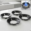gas stove flame protector ring (25 x 25 cm, 4 pc)