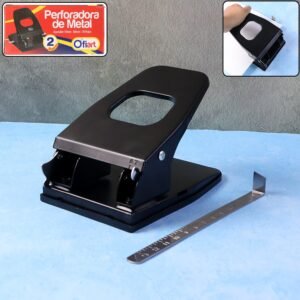 heavy duty metal 2 hole paper punch machine