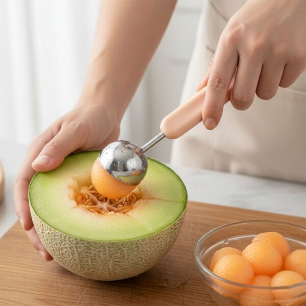 2 in 1 fruit scooper and cutter tool (1 pc) 2 in 1 fruit scooper and cutter tool (1 pc)