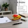 heavy duty desktop stapler with staple pin set
