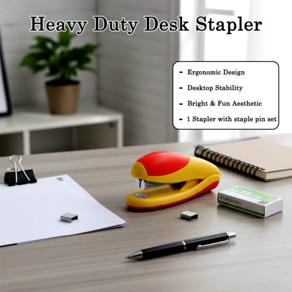 heavy duty desktop stapler with staple pin set