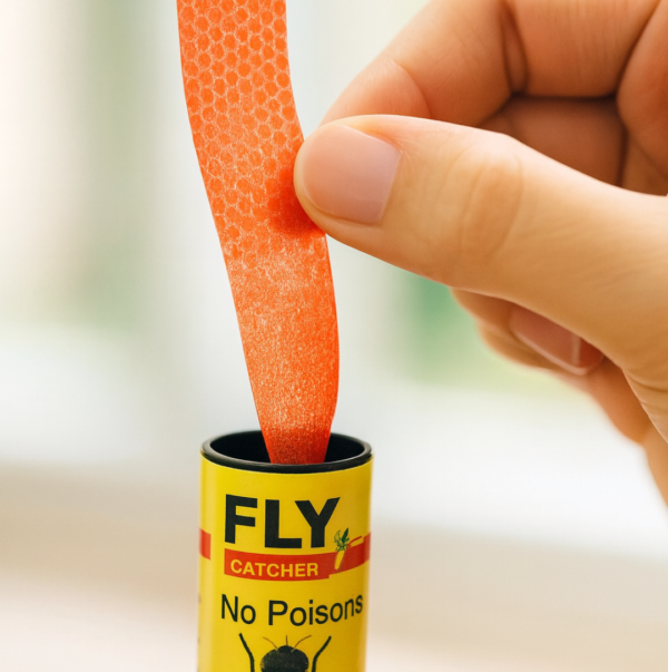 fly, mosquito & insect catcher adhesive sticky glue strips