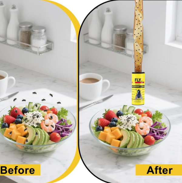 fly, mosquito & insect catcher adhesive sticky glue strips