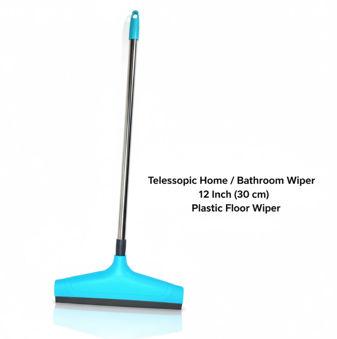 telescopic home / bathroom wiper 12 inch (30 cm), plastic floor wiper telescopic home / bathroom wiper 12 inch (30 cm), plastic floor wiper