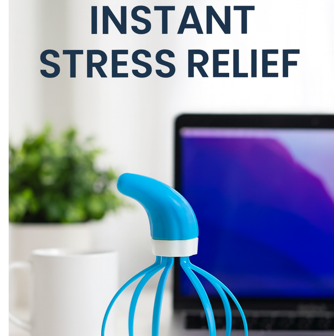 super life refreshing head massager hand grip