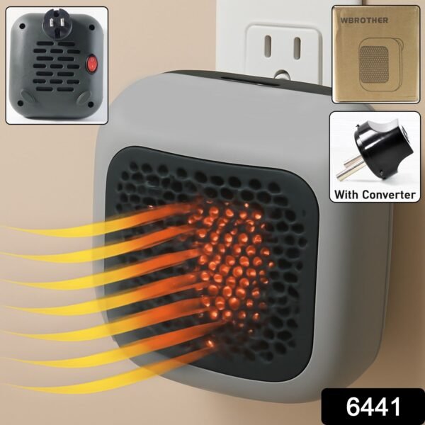 600w wall mounted plug in room heater (1 pc / with conveter)