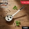 premium 17 cm heat resistant ceramic soup ladle