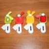 mini hand pressure fruit shaped fan for kids (1 pc / mix design)