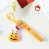 cute cartoon cat & pumpkin theme silicone keychain (1 pc) cute cartoon cat & pumpkin theme silicone keychain (1 pc)