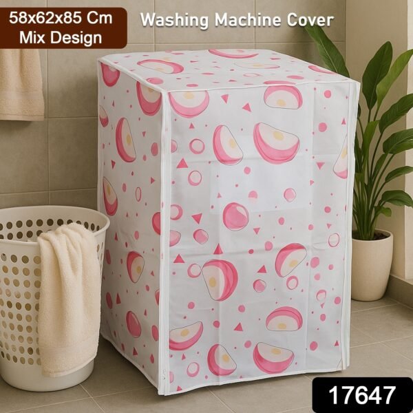 waterproof washing machine cover 58x62x85 cm (1 pc / top load)