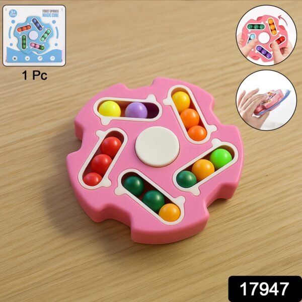 fidget magic cube spinner toy â€“ multi track finger puzzle