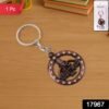 decorative metal â€œjai shree shyamâ€ keychain (1 pc)