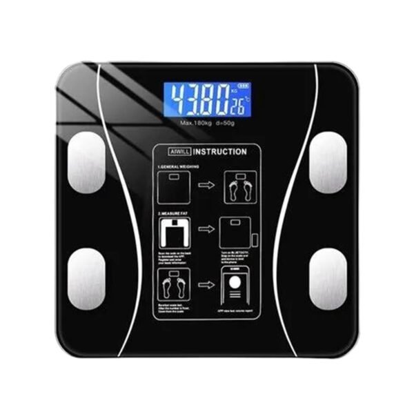 bluetooth digital body fat & weight scale with bmi tracking for ios & android