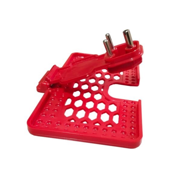 multi purpose wall holder stand for mobile charging (red)